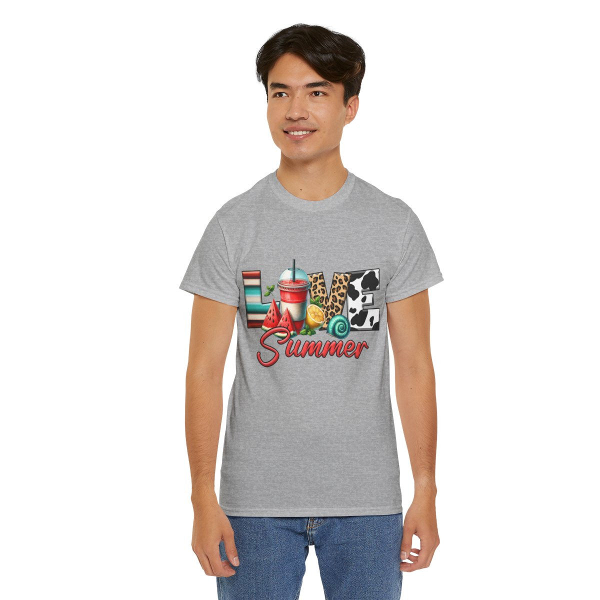 Tee shirt Unisex Love summer idée cadeau design été homme/femme