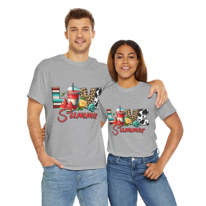 Tee shirt Unisex Love summer idée cadeau design été homme/femme