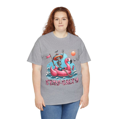 Tee shirt Unisex Stay salty idée cadeau design été homme femme
