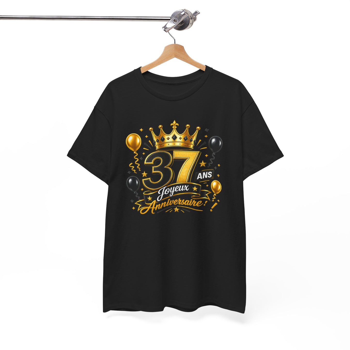 Tee Shirt Anniversaire 37 Ans Homme et Femme Joyeux Anniversaire Cadeau 37 Ans Idée Cadeau Adulte