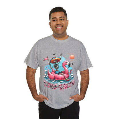Tee shirt Unisex Stay salty idée cadeau design été homme femme