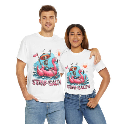 Tee shirt Unisex Stay salty idée cadeau design été homme femme