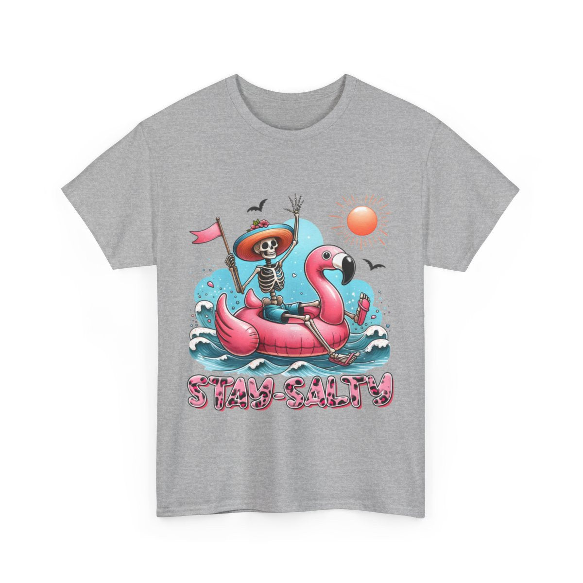 Tee shirt Unisex Stay salty idée cadeau design été homme femme