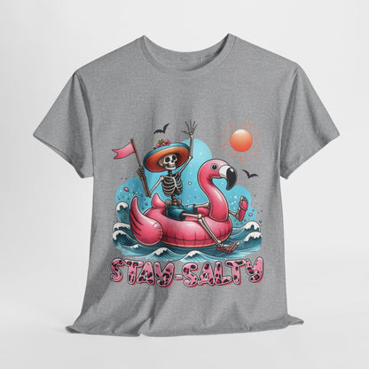 Tee shirt Unisex Stay salty idée cadeau design été homme femme