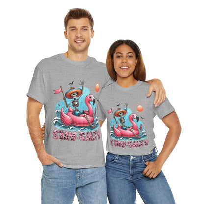 Tee shirt Unisex Stay salty idée cadeau design été homme femme