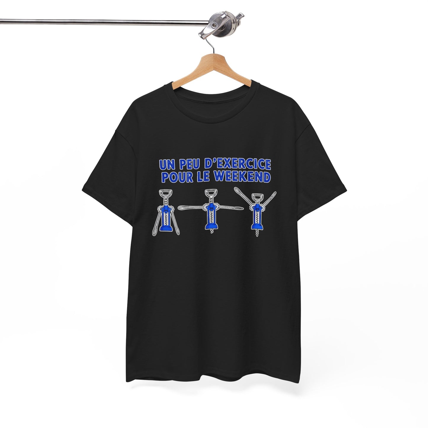 Tee Shirt Homme et Femme Vin Apéro Tire Bouchon Humour Week End Amateur de Vin Idée Cadeau Originale