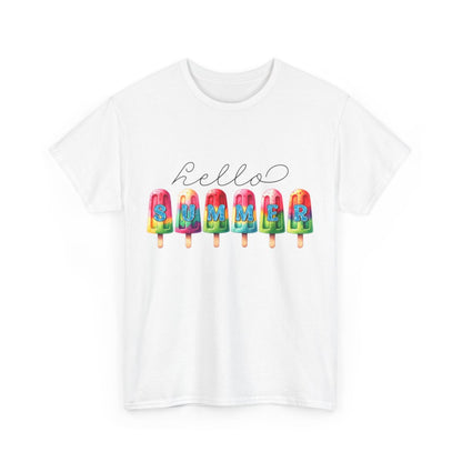 Tee shirt Unisex Hello summer idée cadeau design été