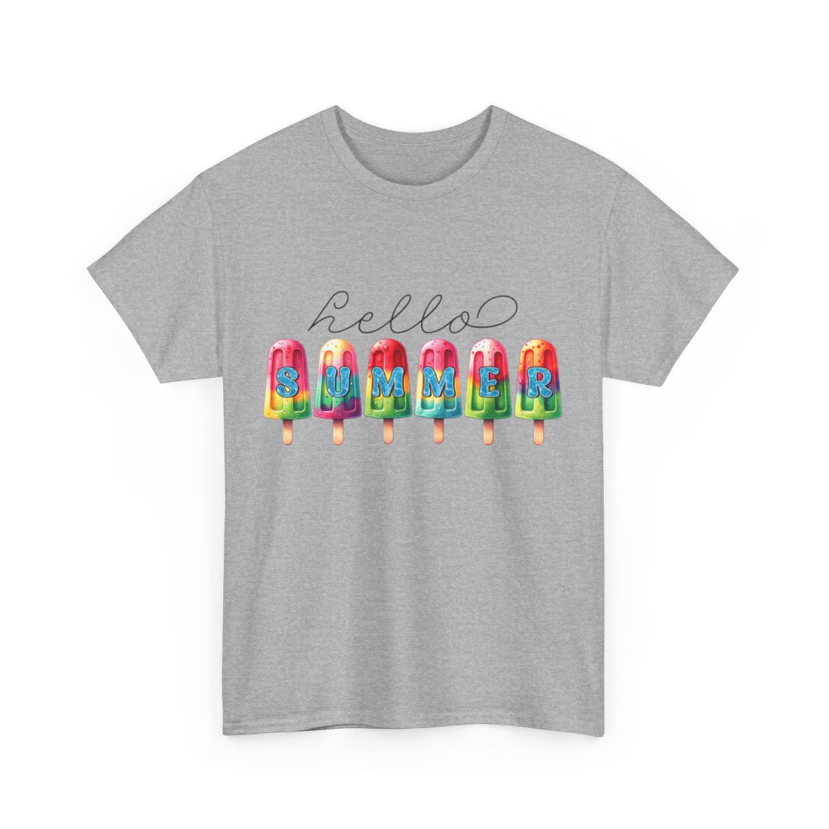 Tee shirt Unisex Hello summer idée cadeau design été