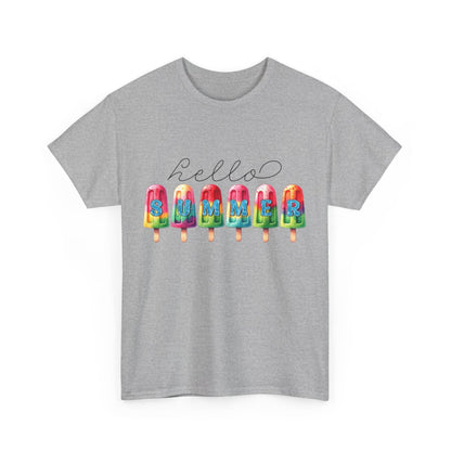 Tee shirt Unisex Hello summer idée cadeau design été