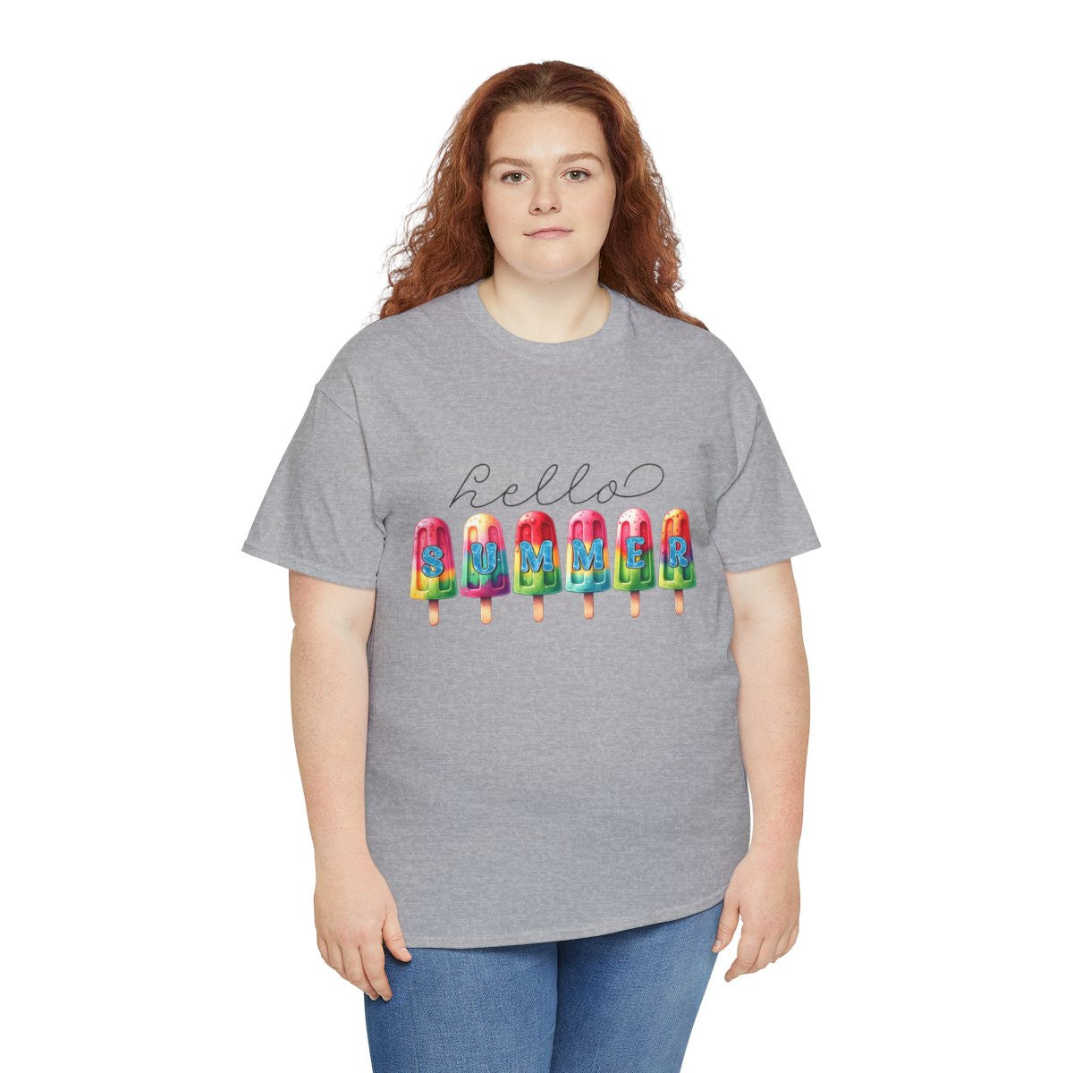 Tee shirt Unisex Hello summer idée cadeau design été
