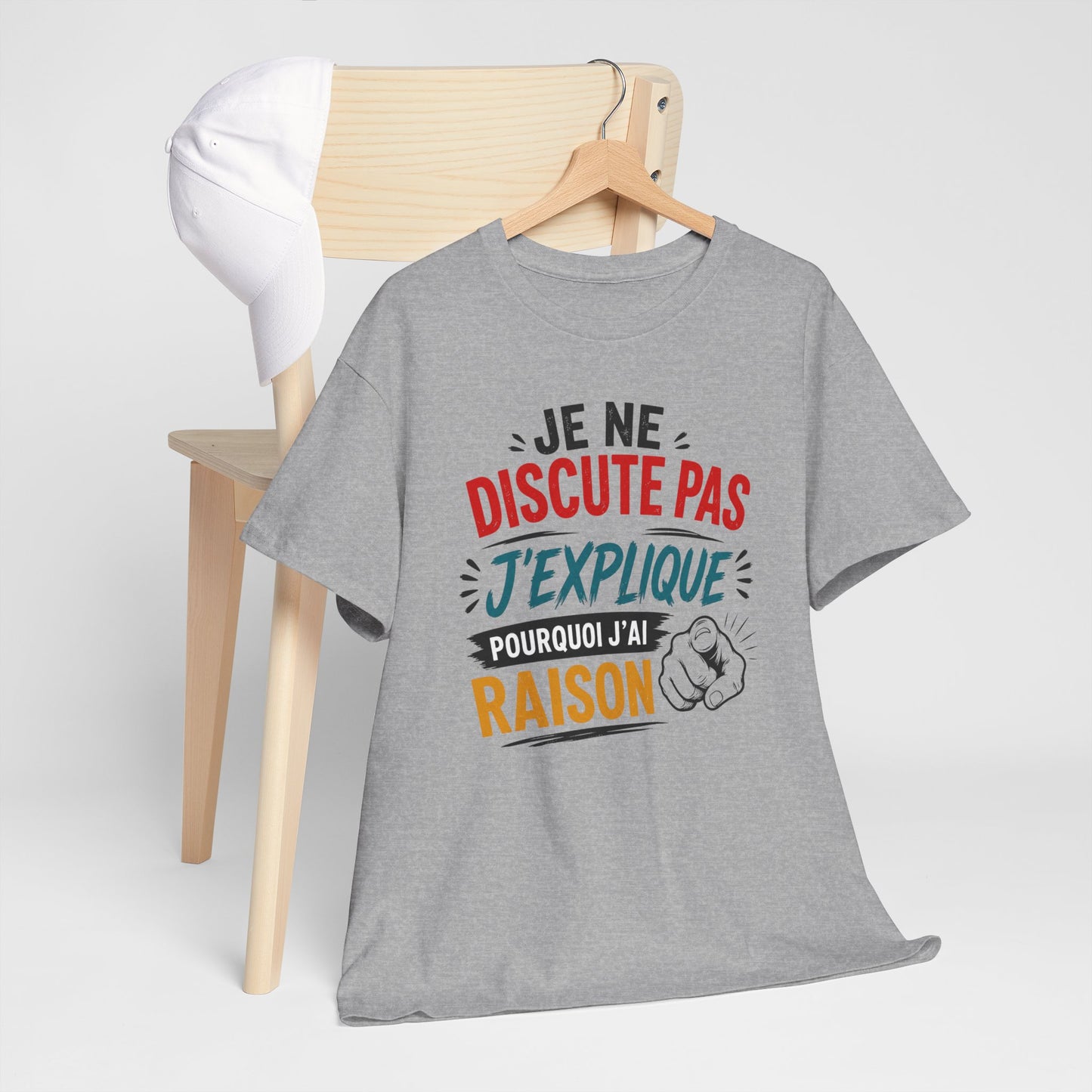 Tee-Shirt Humour Homme et Femme – Citation Drôle Caractère Fort – Cadeau Original Amusant pour Collègue Ami Famille