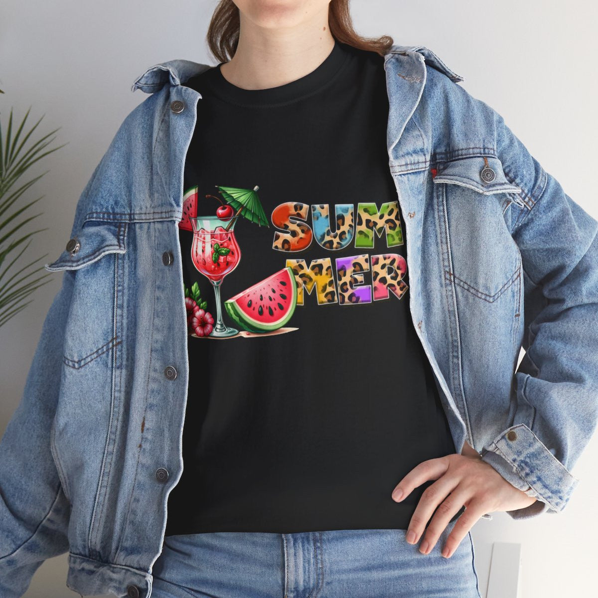Tee shirt Unisex I love summer idée cadeau design été