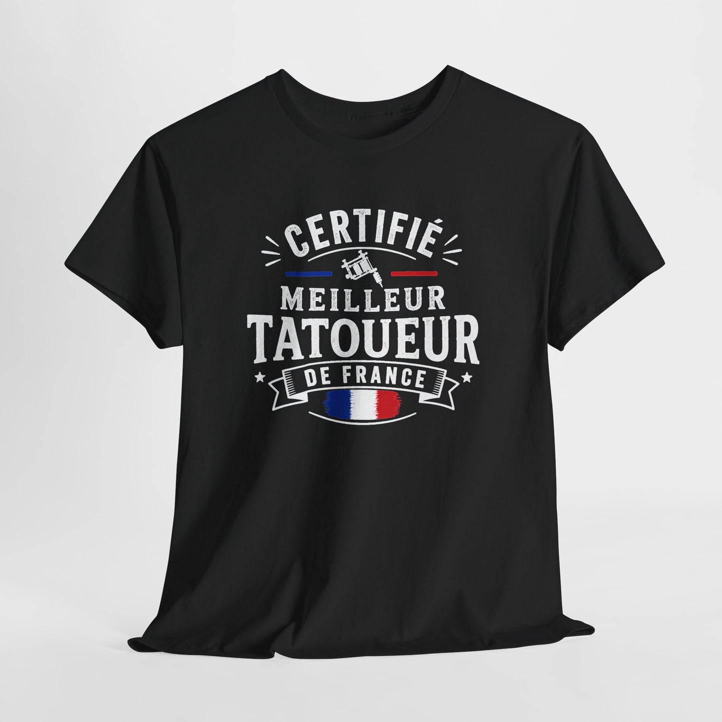 Tee Shirt Homme Tatoueur Cadeau Métier Tattoo Artiste Tatouage Professionnel Humour France