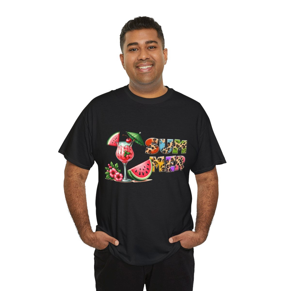 Tee shirt Unisex I love summer idée cadeau design été