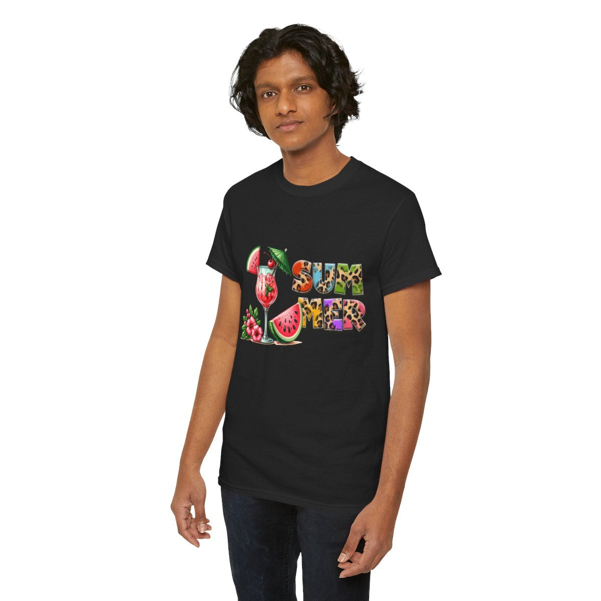 Tee shirt Unisex I love summer idée cadeau design été