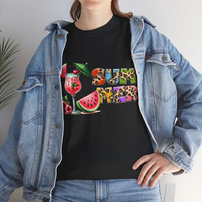 Tee shirt Unisex I love summer idée cadeau design été