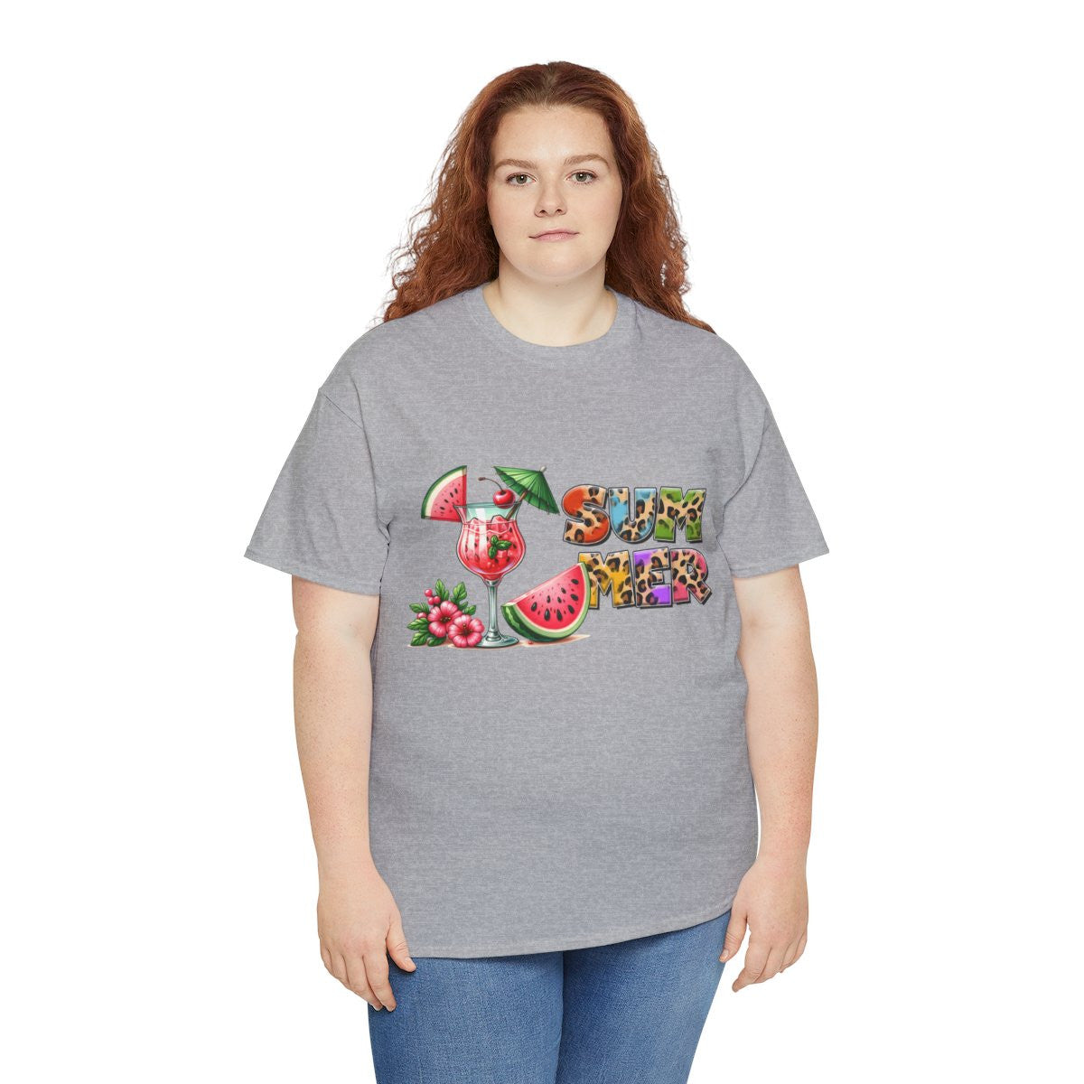 Tee shirt Unisex I love summer idée cadeau design été