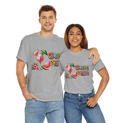 Tee shirt Unisex I love summer idée cadeau design été