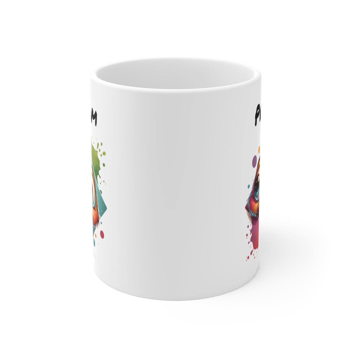Tasse Personnalisable Caneton Mignon – Mug Prénom Illustration Colorée – Cadeau Animal Doux Rigolo 325ml