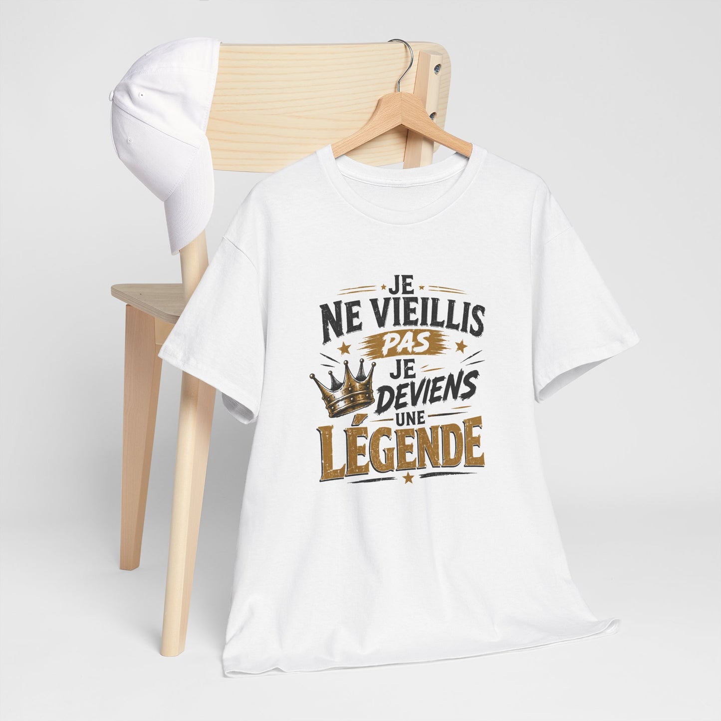 Tee Shirt Homme Légende Humour Couronne Confiance Roi Idée Cadeau Anniversaire Homme Original