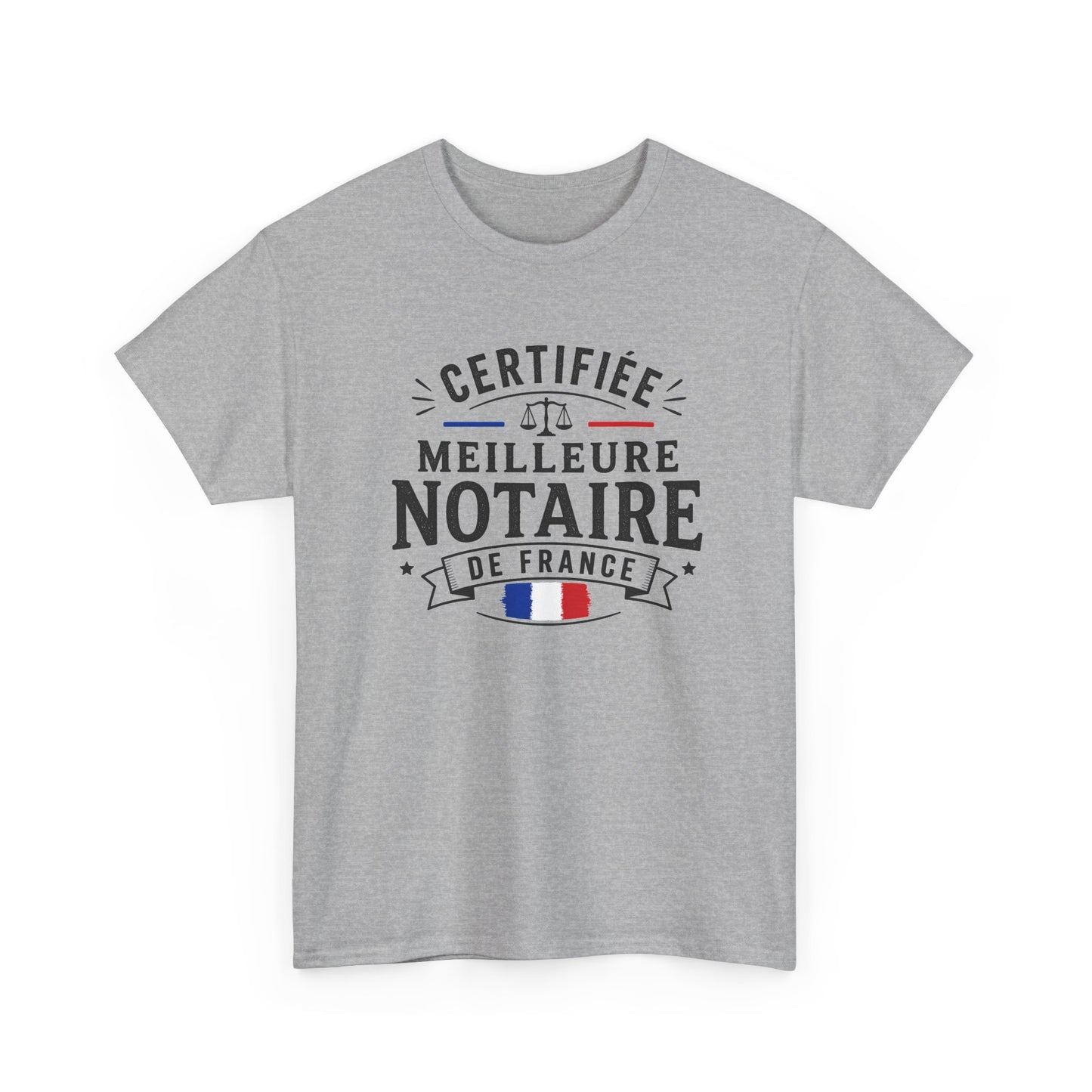 Tee Shirt Femme Notaire Cadeau Humour Métier Droit Justice Professionnelle Juridique Étude Notariale France