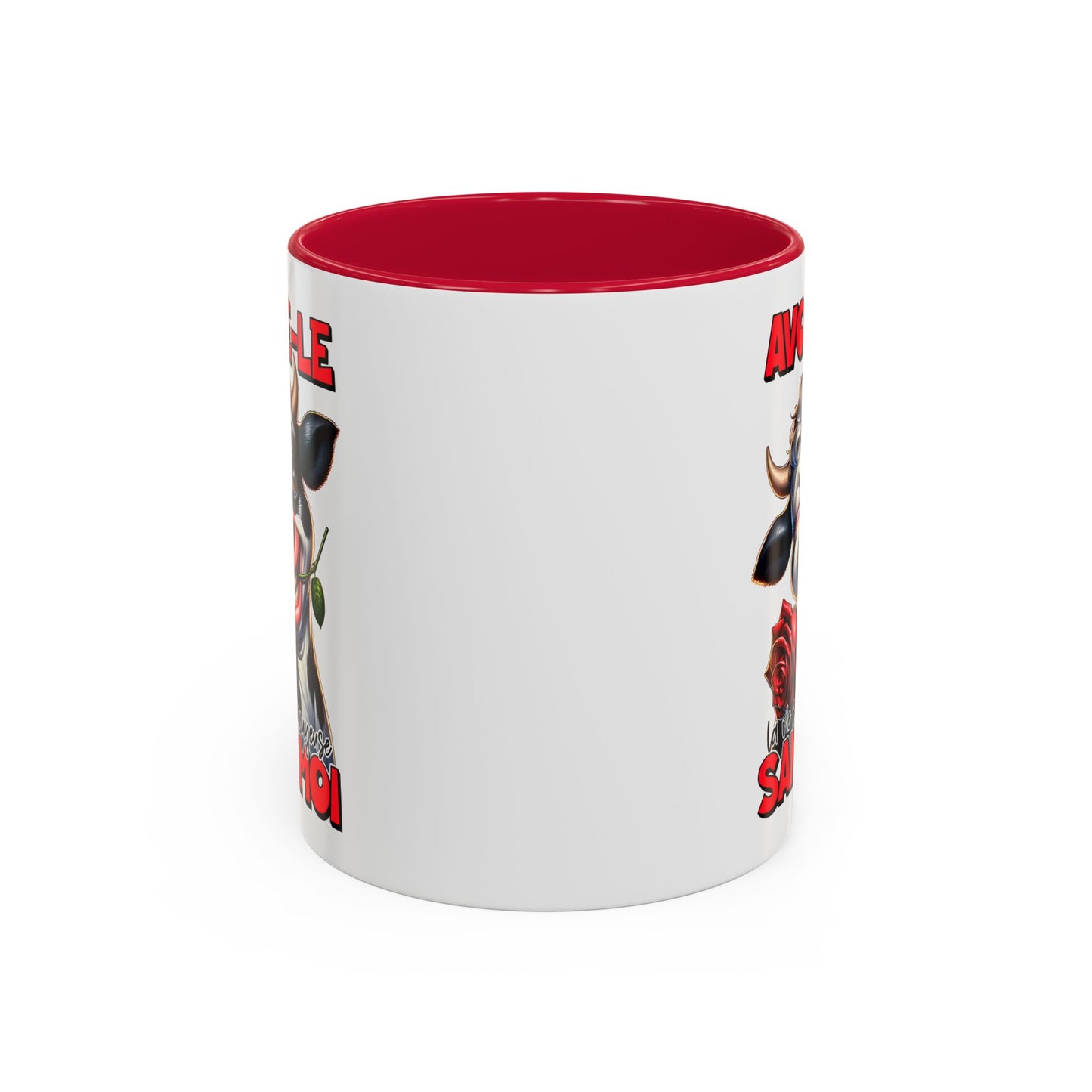 Tasse Avoue-Le La Vie Serait Ennuyeuse Sans Moi – Mug Vache Humour Drôle Femme Homme 325ml