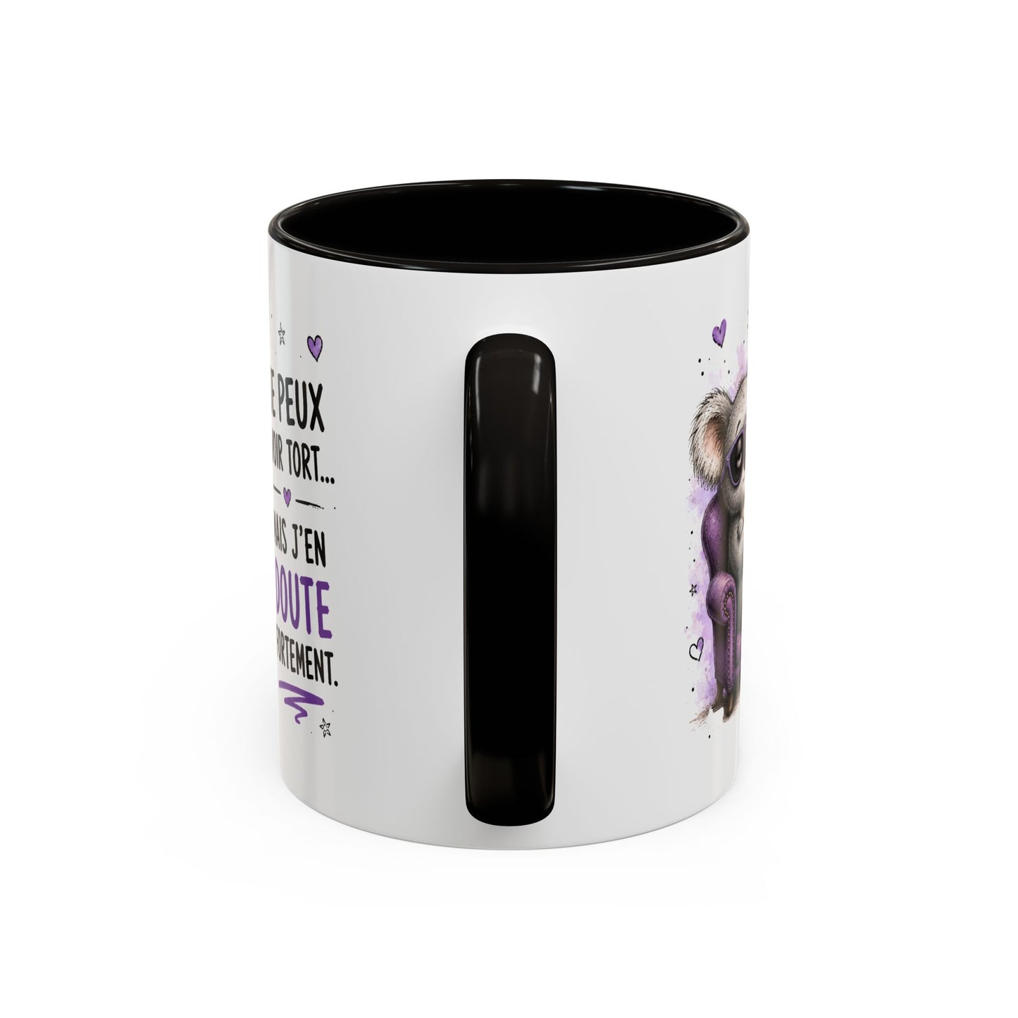 Tasse Koala Drôle Homme Femme – Mug Je Peux Avoir Tort Mais J'en Doute Fortement – Cadeau Humour 325 ml