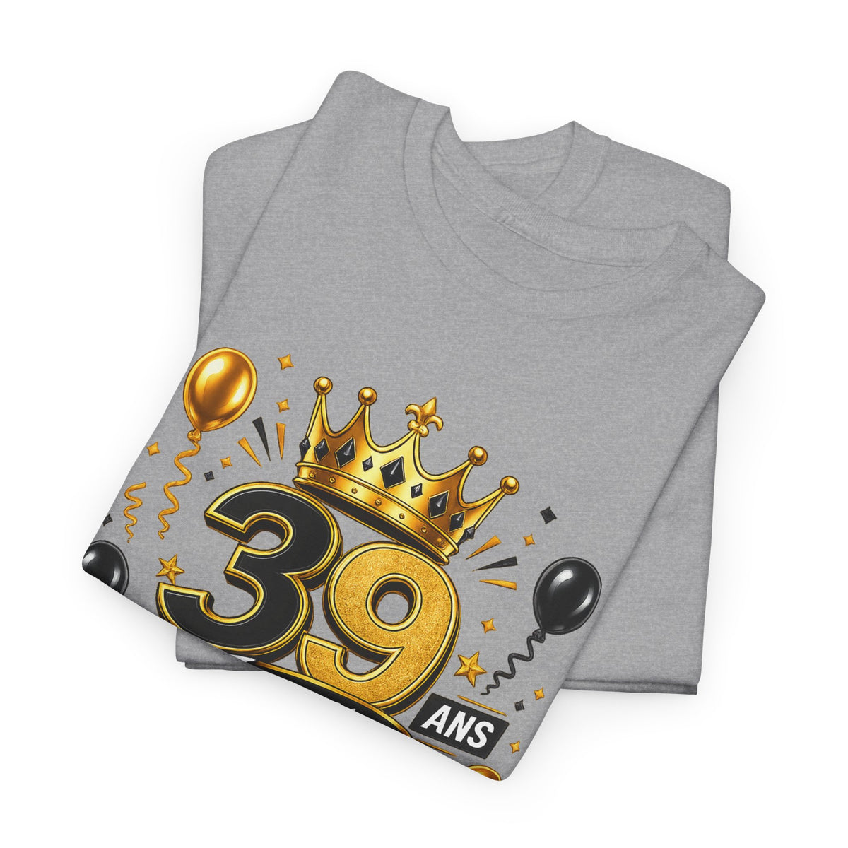 Tee Shirt Anniversaire 39 Ans Homme et Femme – Joyeux Anniversaire – Cadeau 39 Ans