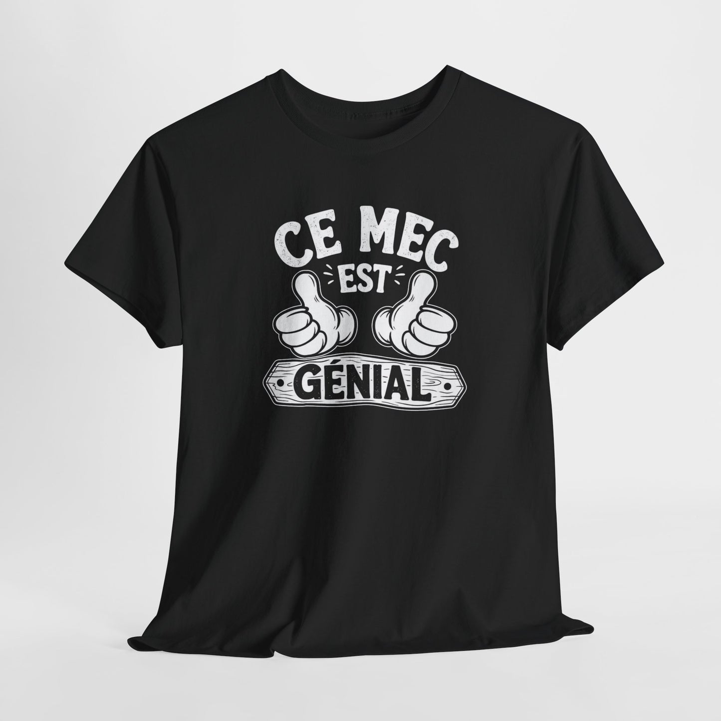 T-Shirt Ce Mec Est Génial – Cadeau Humour Homme Papa Collègue – Tee Shirt Drôle Anniversaire Fête