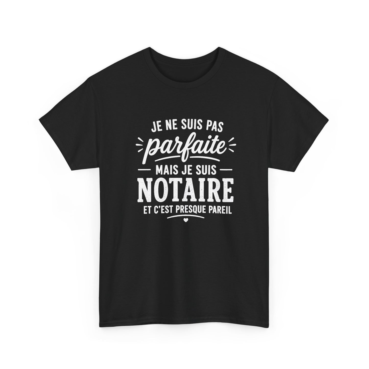 Tee Shirt Femme Notaire Humour Métier Droit Justice Cadeau Professionnelle Juridique Étude Notariale Idée Cadeau