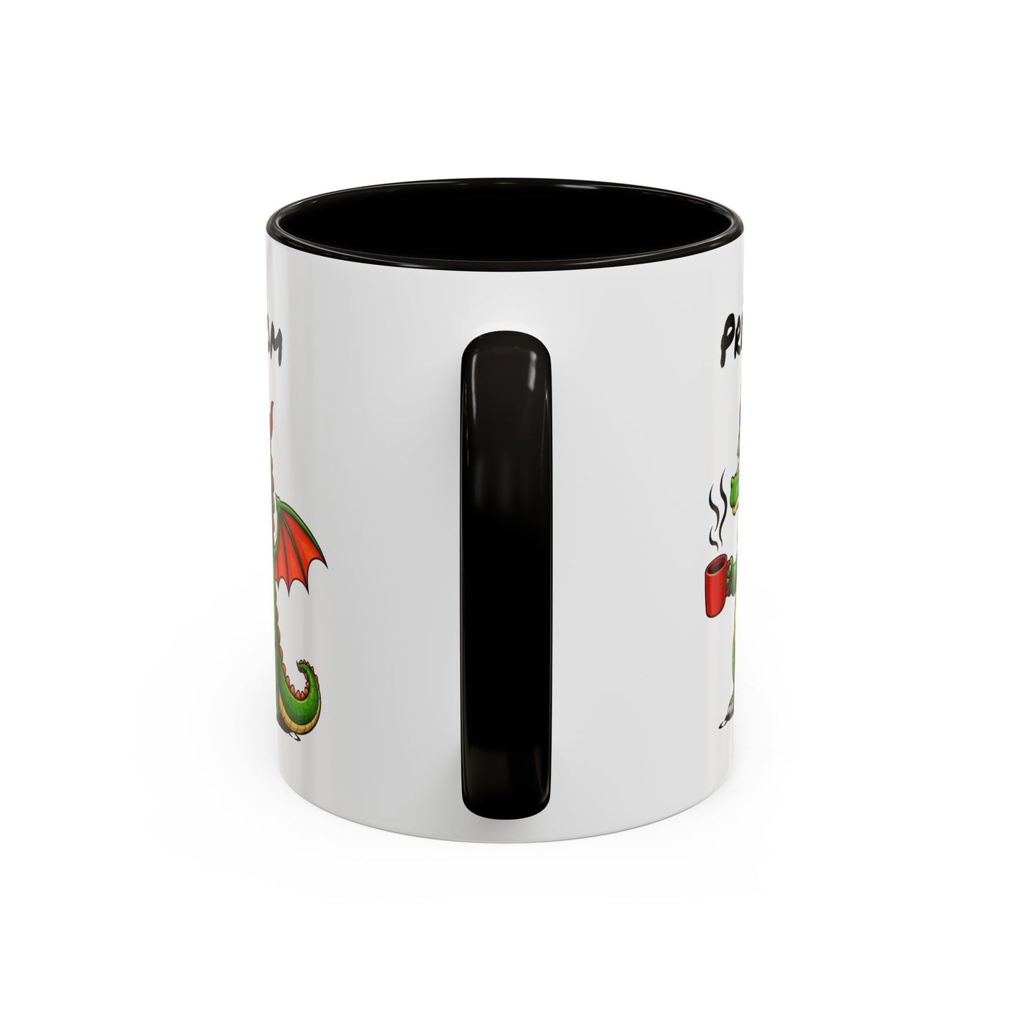 Mug Dragon Personnalisable 325ml – Tasse Café Humour Fatigue Matin Drôle Cadeau