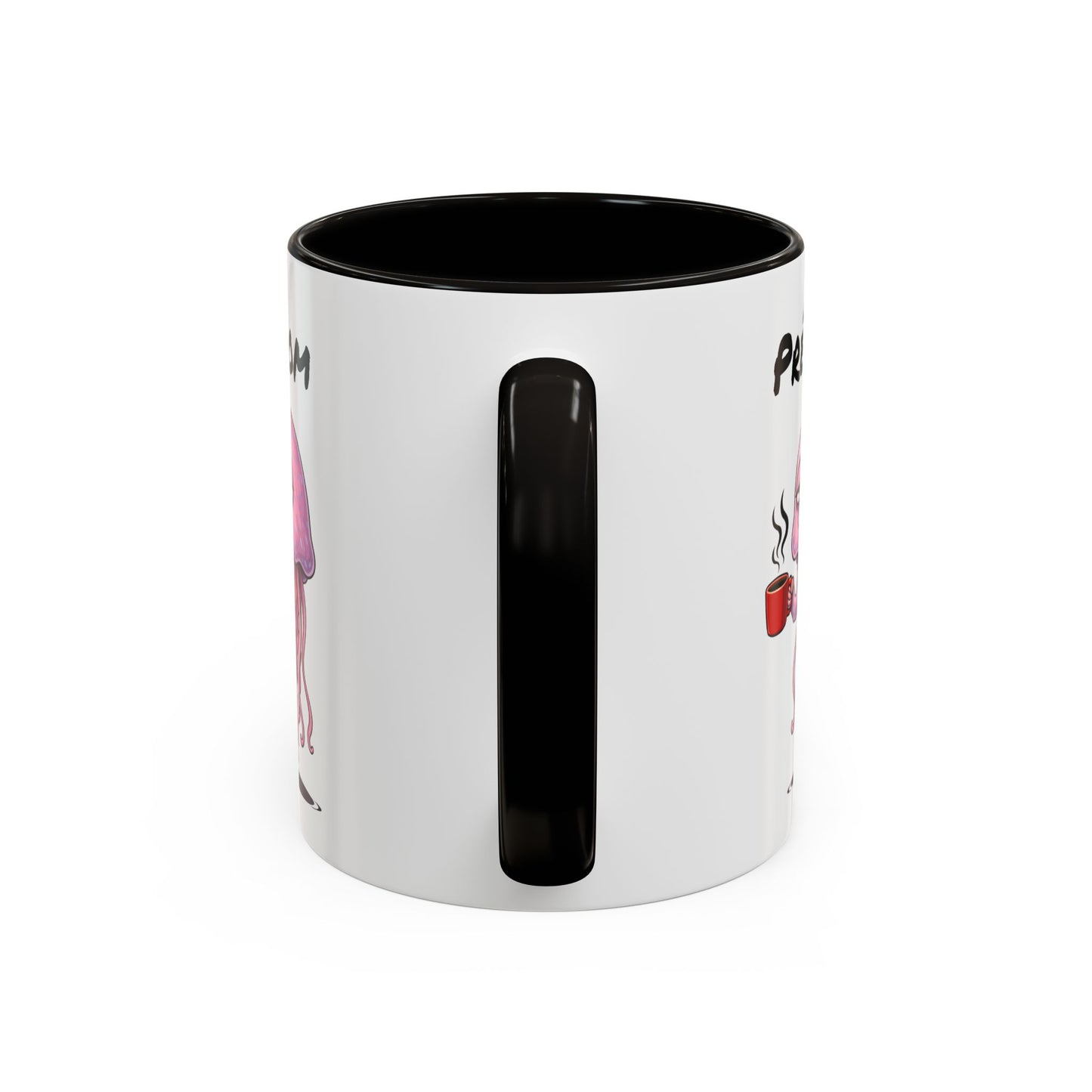 Tasse Méduse avec Café – Mug Animal Marin Humoristique Fatigue – Illustration Cartoon 325ml – Cadeau
