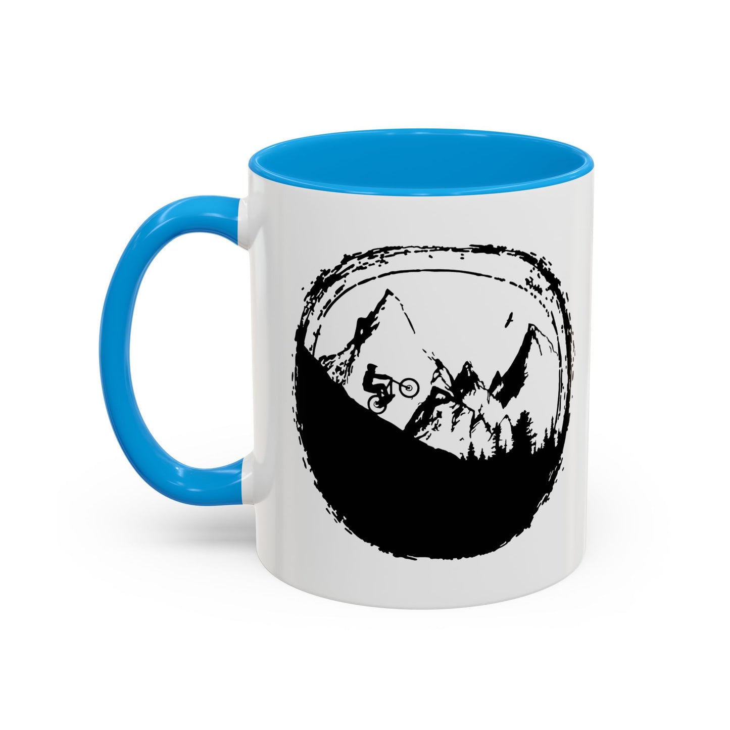 Tasse Motocross Homme et Femme – Mug Moto Tout-Terrain en Montagne – Cadeau Original pour Pilote Enduro Cross Anniversaire 325 ml