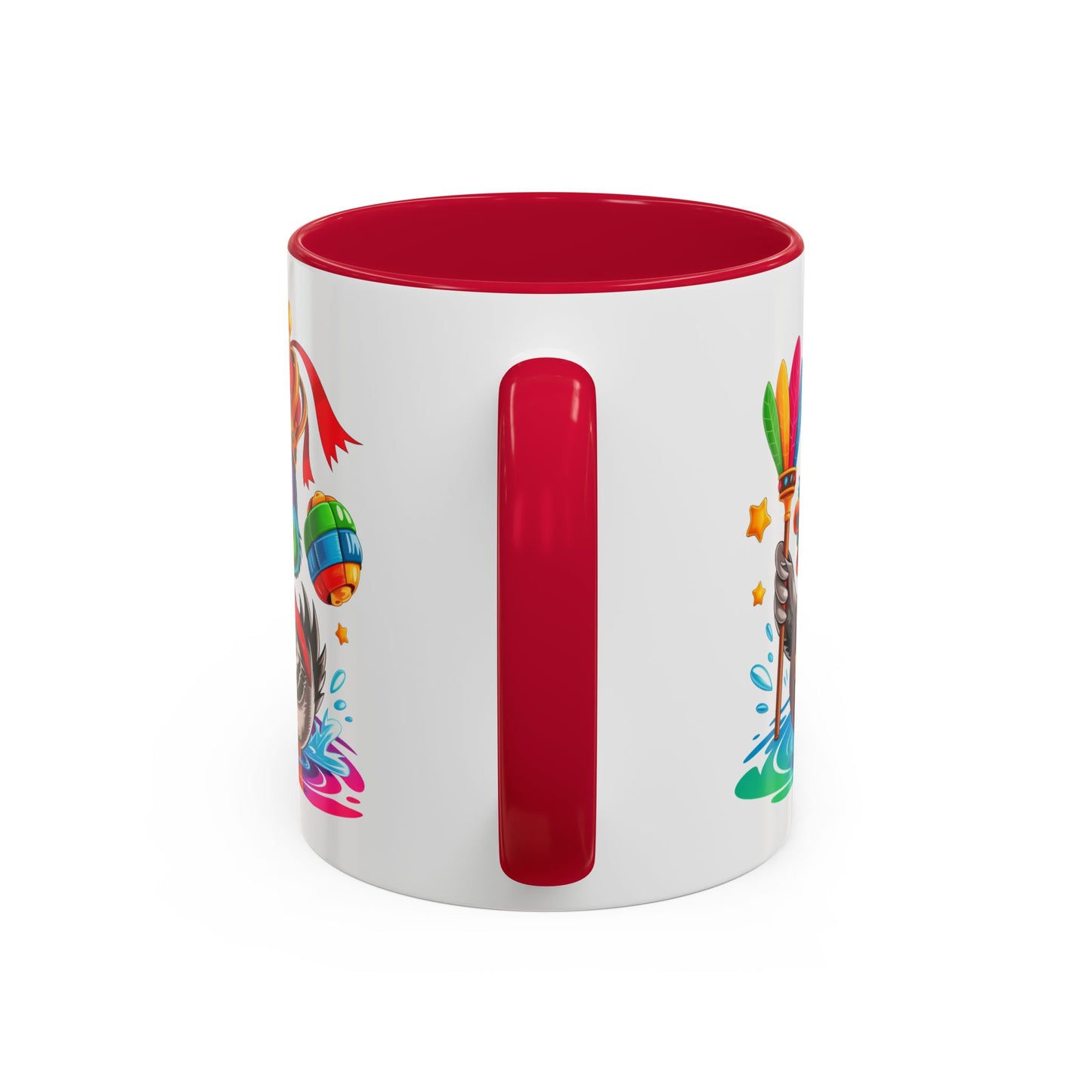 Mug Canard Roi Kawaii avec Couronne et Sceptre – Tasse Colorée et Originale Cadeau Amoureux des Animaux – Céramique 325ml
