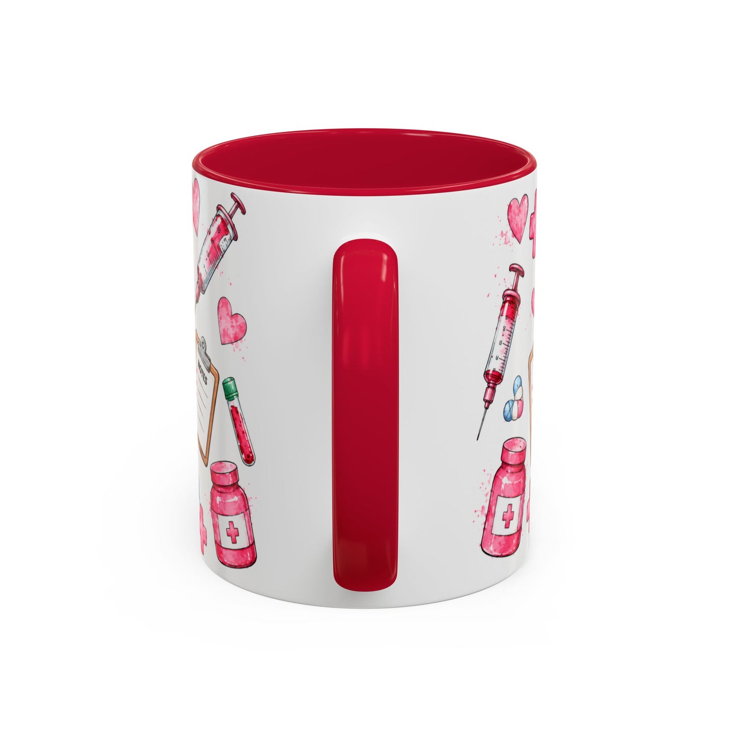 Tasse Vie d’Infirmière – Mug Infirmière Rose et Léopard – Cadeau Personnel Soignant Femme 325ml