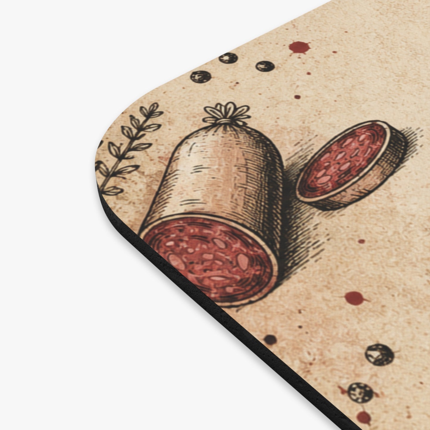 Tapis de Souris 22x18cm Ma Passion C'est le Saucisson Cadeau Humour Homme Femme Apéro Charcuterie Gourmand Bureau Gaming
