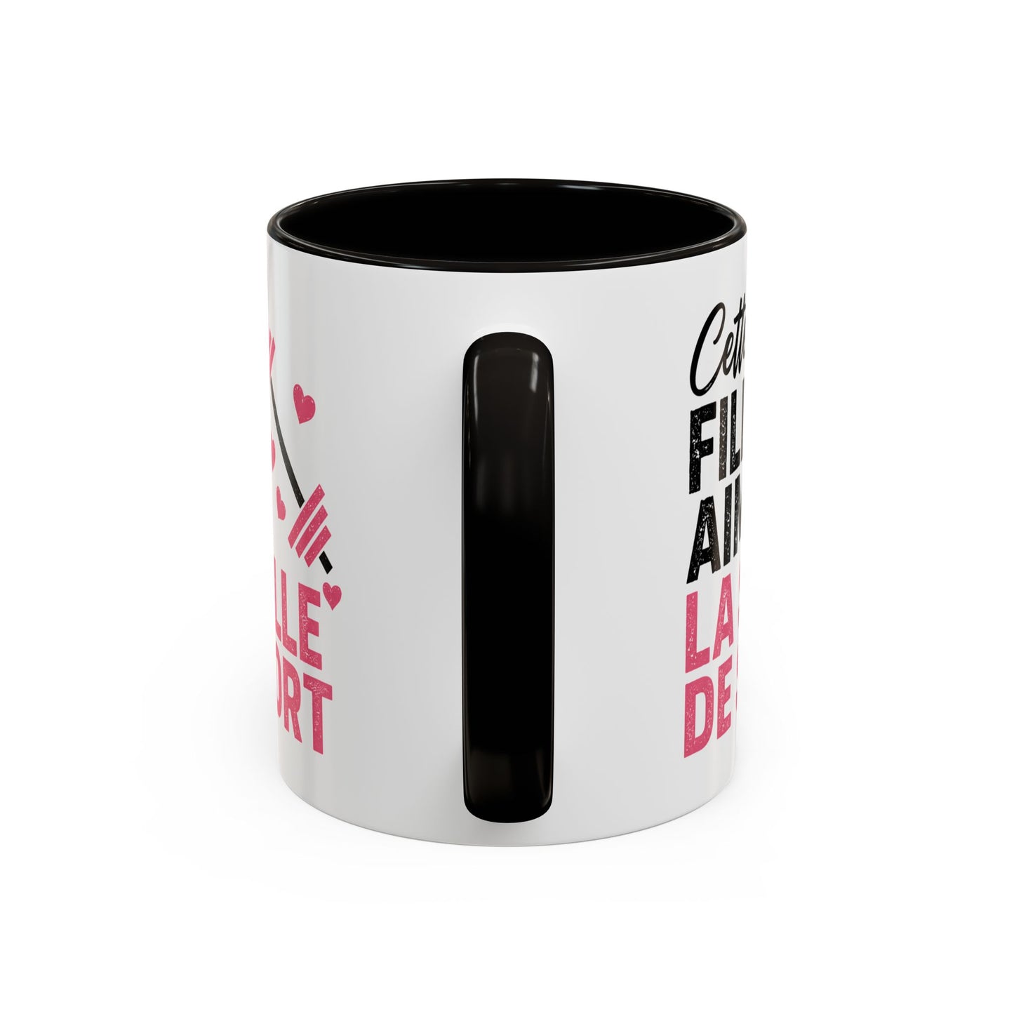Mug Femme Fitness – Tasse Musculation Haltères – Cadeau Original Sportive, Gym Entraînement Bodybuilding Noir Bleu Rouge