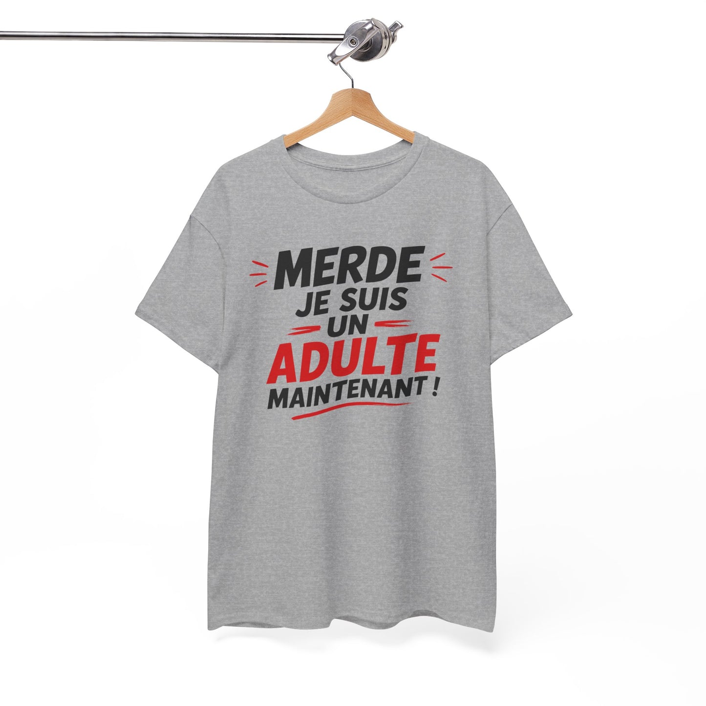 Tee-Shirt Anniversaire 18 Ans Homme Femme – Cadeau Majorité Humour – Adulte Maintenant – Idée Cadeau Jeune Adulte