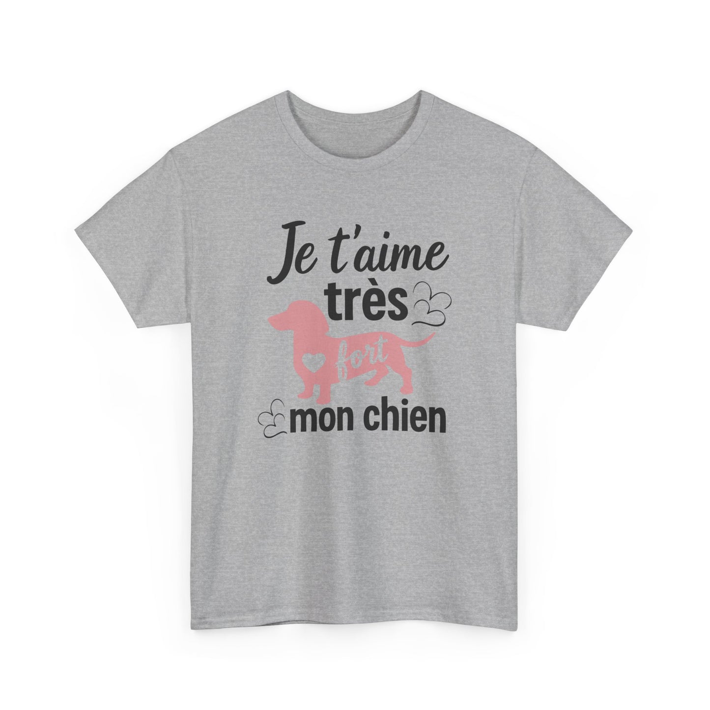 T-Shirt Chien Femme – Cadeau Amoureuse des Chiens – Maman de Chien Dog Mom – Humour Passion Animaux – Idée Cadeau