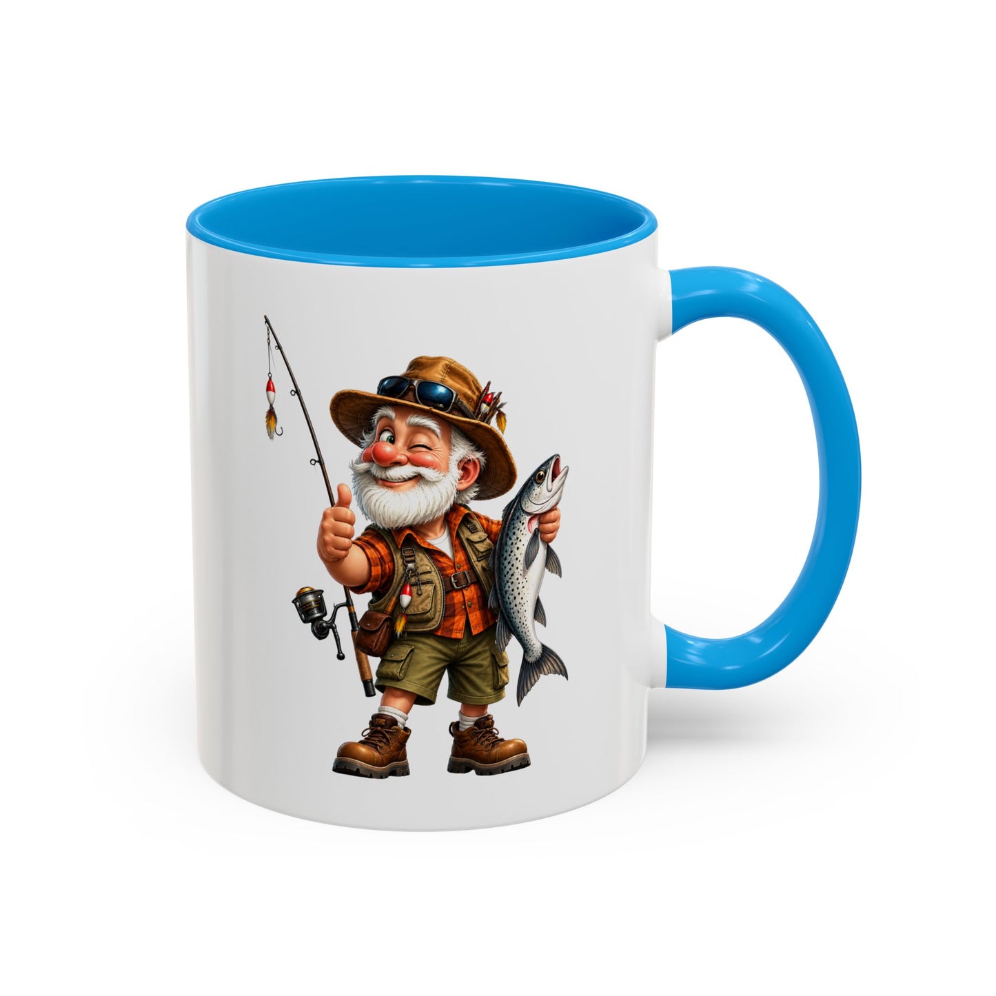 Mug Pêcheur Homme – Tasse Passion Pêche avec Poisson – Cadeau Original Homme – Amateur de Pêche