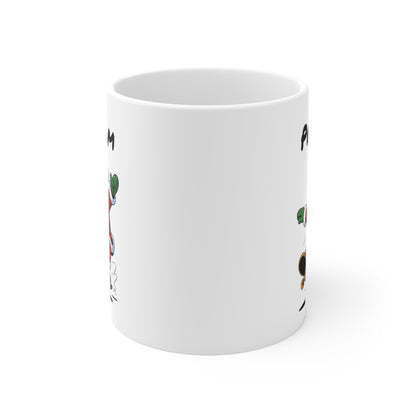 Tasse Noël Personnalisée – Mug Père Noël Skateur avec Prénom – Cadeau Original et Unique