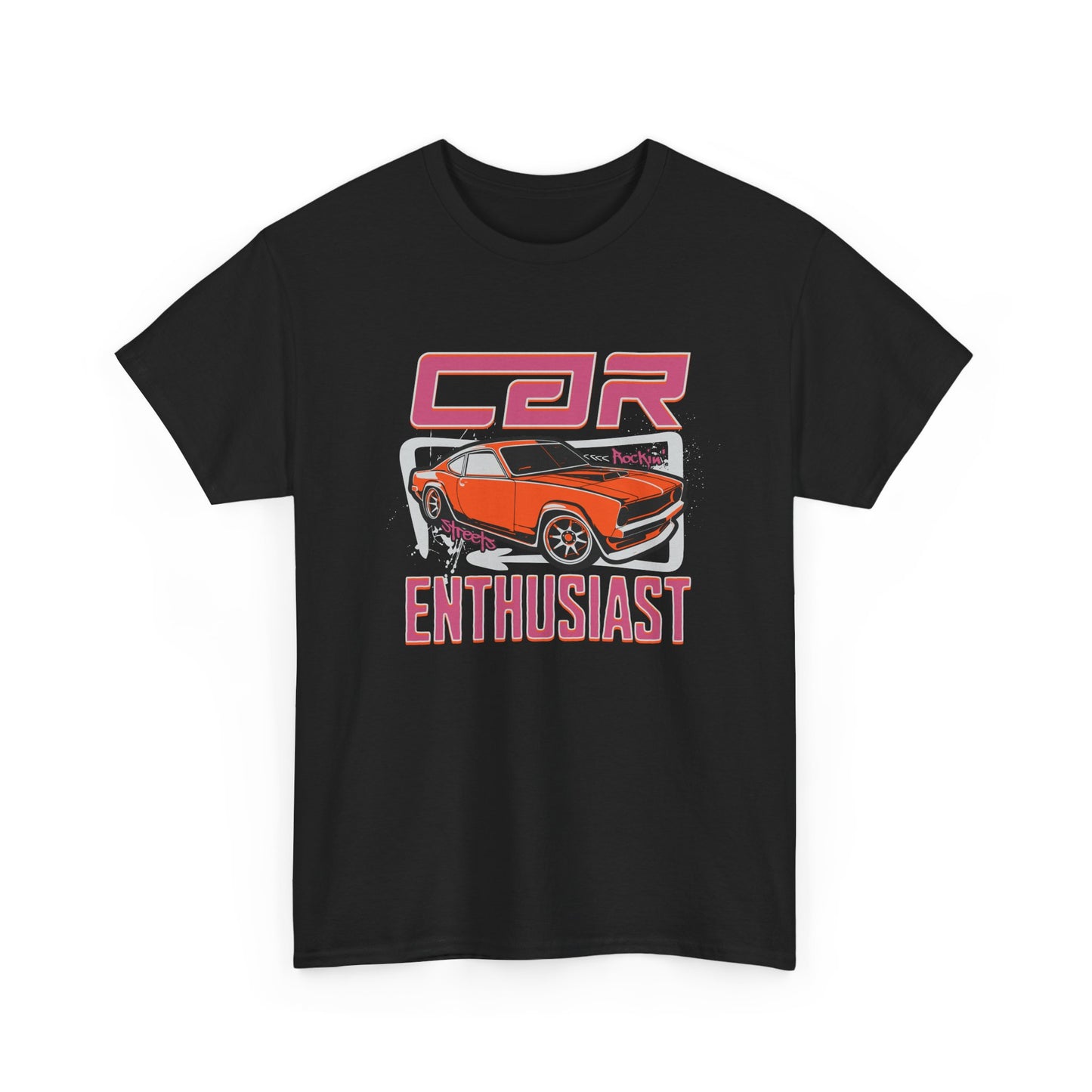 T-Shirt Car Enthusiast Homme Femme – Tee Shirt Voiture Vintage Racing – Design Auto Street Car Lover Noir Blanc Gris Cadeau