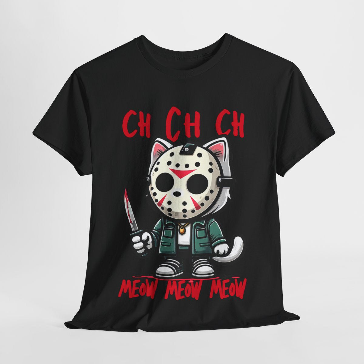 Tee shirt Unisex chat meow Idée cadeau humour drôle amusant Homme/Femme