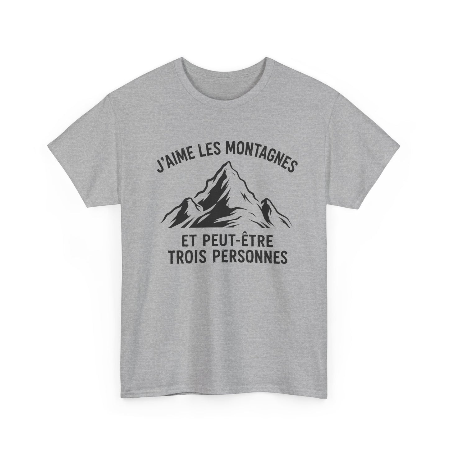 T-Shirt Montagne Homme et Femme – Cadeau Randonnée Alpinisme Nature – Humour Randonneur Amoureux des Montagnes – Idée Cadeau Outdoor
