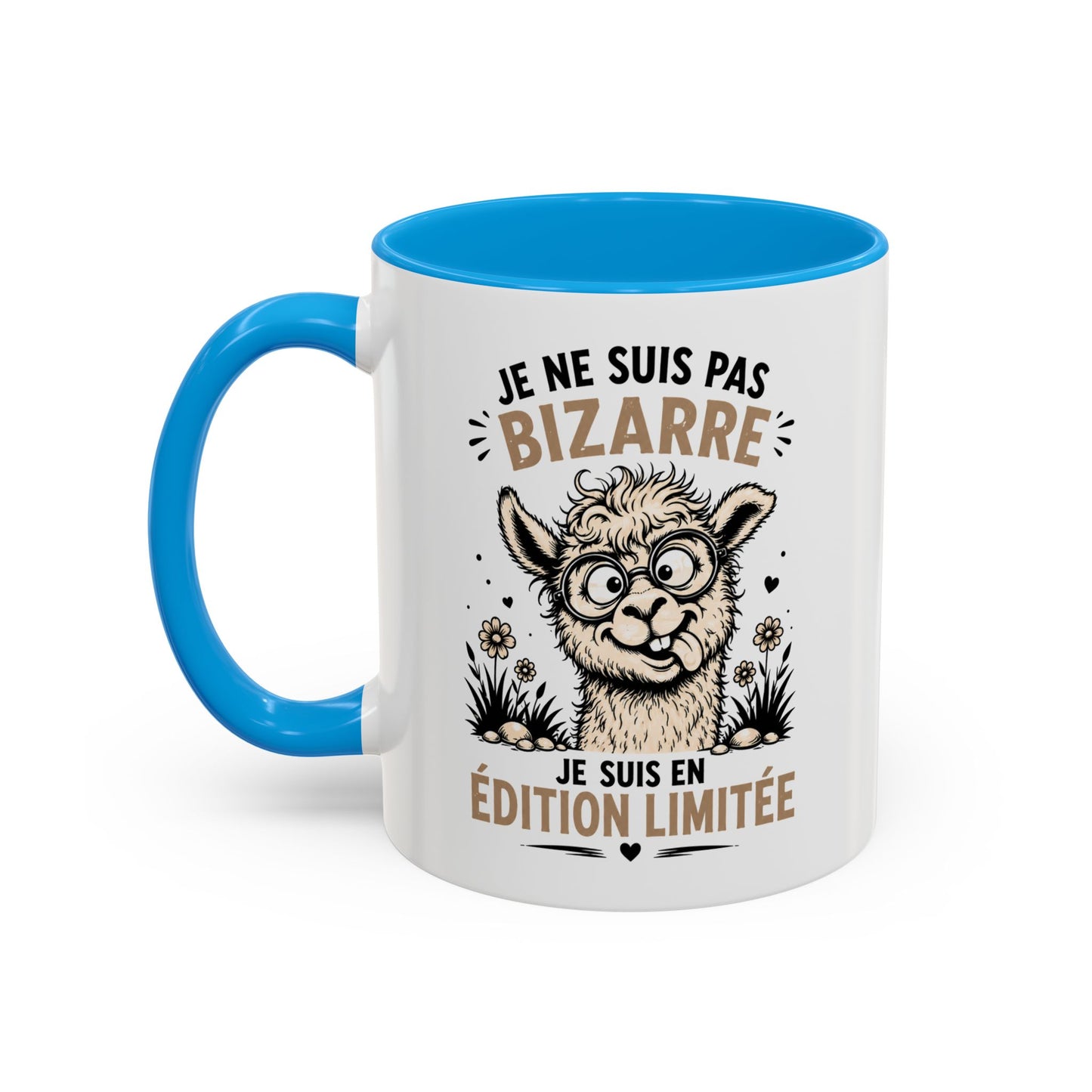Tasse Humour Homme et Femme – Mug Drôle Lama Alpaga Animal Bizarre – Cadeau Original Amusant Anniversaire 325 ml