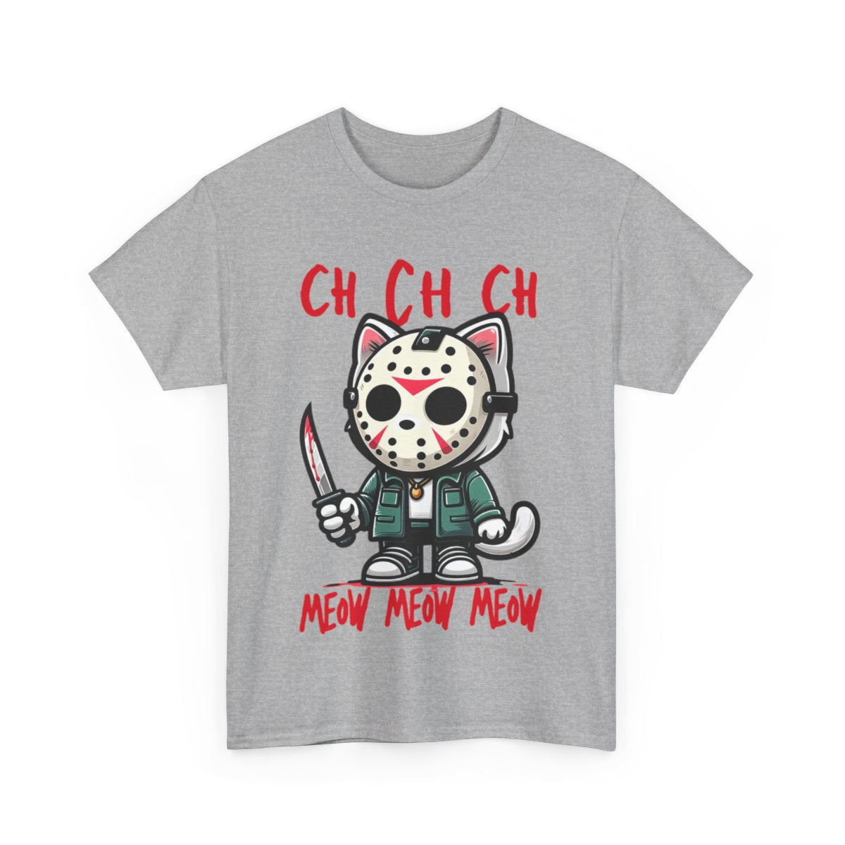 Tee shirt Unisex chat meow Idée cadeau humour drôle amusant Homme/Femme