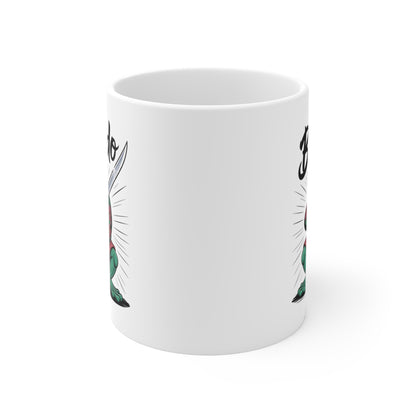 Tasse Grenouille Bushido 325ml – Mug Samouraï Katana – Cadeau Original Culture Japonaise Céramique