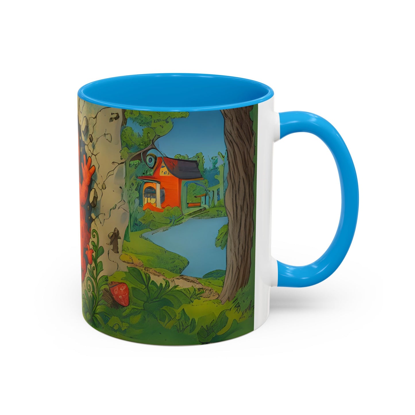 Mug Casimir Entrée Détonante dans l’Île aux Enfants Idée Cadeau pour Enfant et Adulte Noir Bleu Rouge