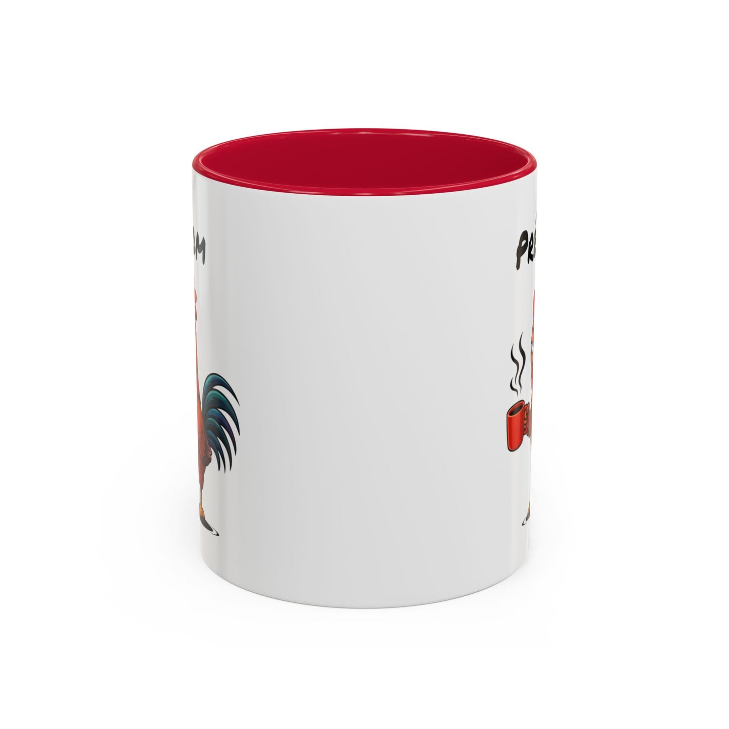 Mug Coq Personnalisable 325ml – Tasse Café Humour Animal Drôle Matin Difficile Cadeau Original