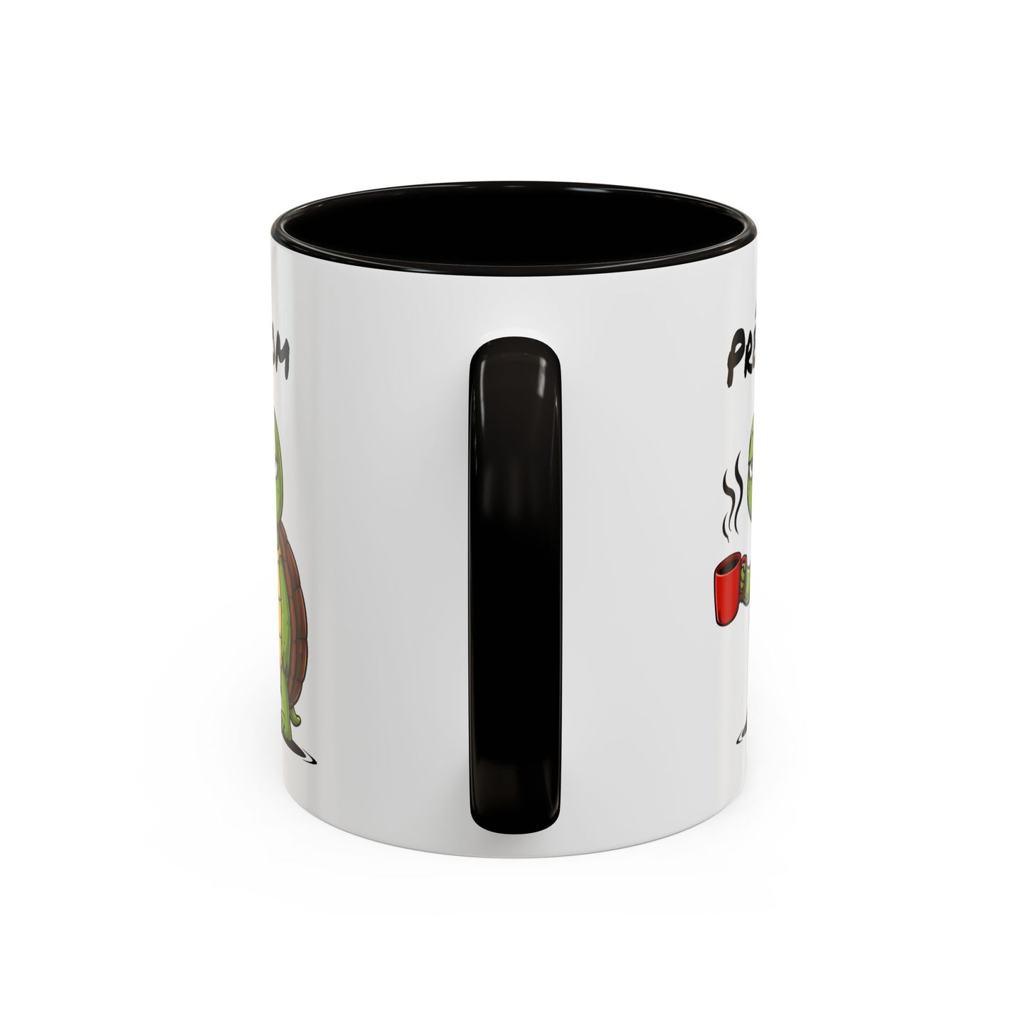 Mug Tortue Fatiguée Personnalisable 325ml – Tasse Café Humour Animal Mignon Drôle Réveil Difficile